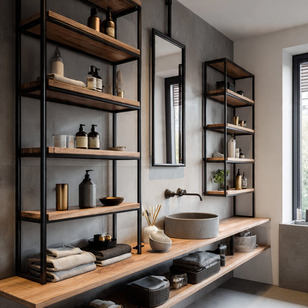 Modern Black Frame Shelf Ideas