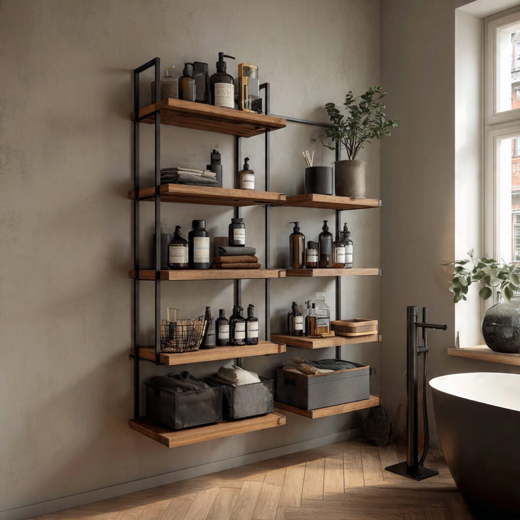 Spa Inspired Shelf Display Ideas