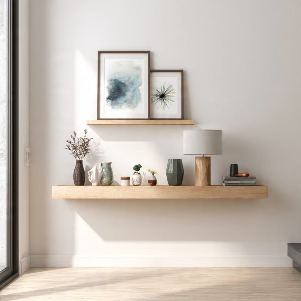 27 Stunning Entryway Table Ideas for Modern and Cozy Homes 9 Floating Console Decor Ideas