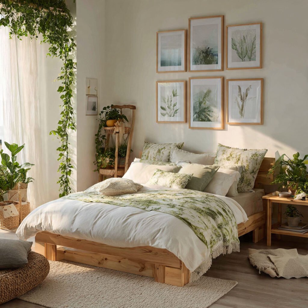 Greenery Inspired Bedroom Ideas