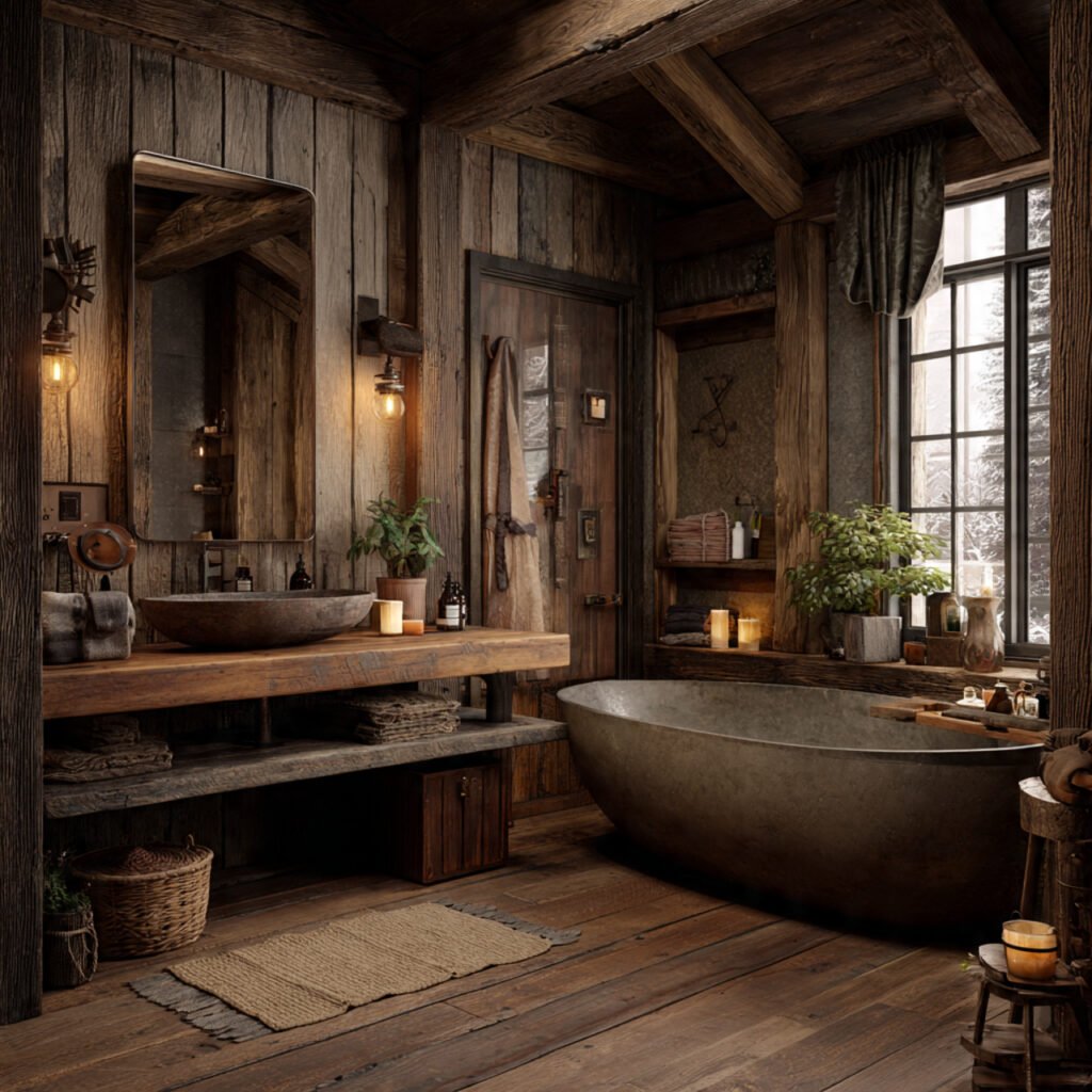 Rustic Summer Bathroom Ideas