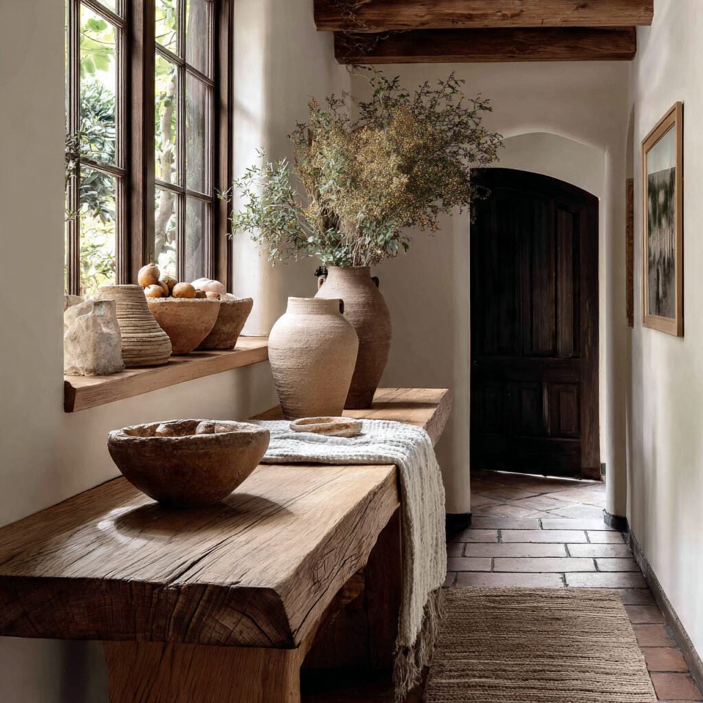 27 Stunning Entryway Table Ideas for Modern and Cozy Homes 6 Rustic Wood Console Decor Ideas