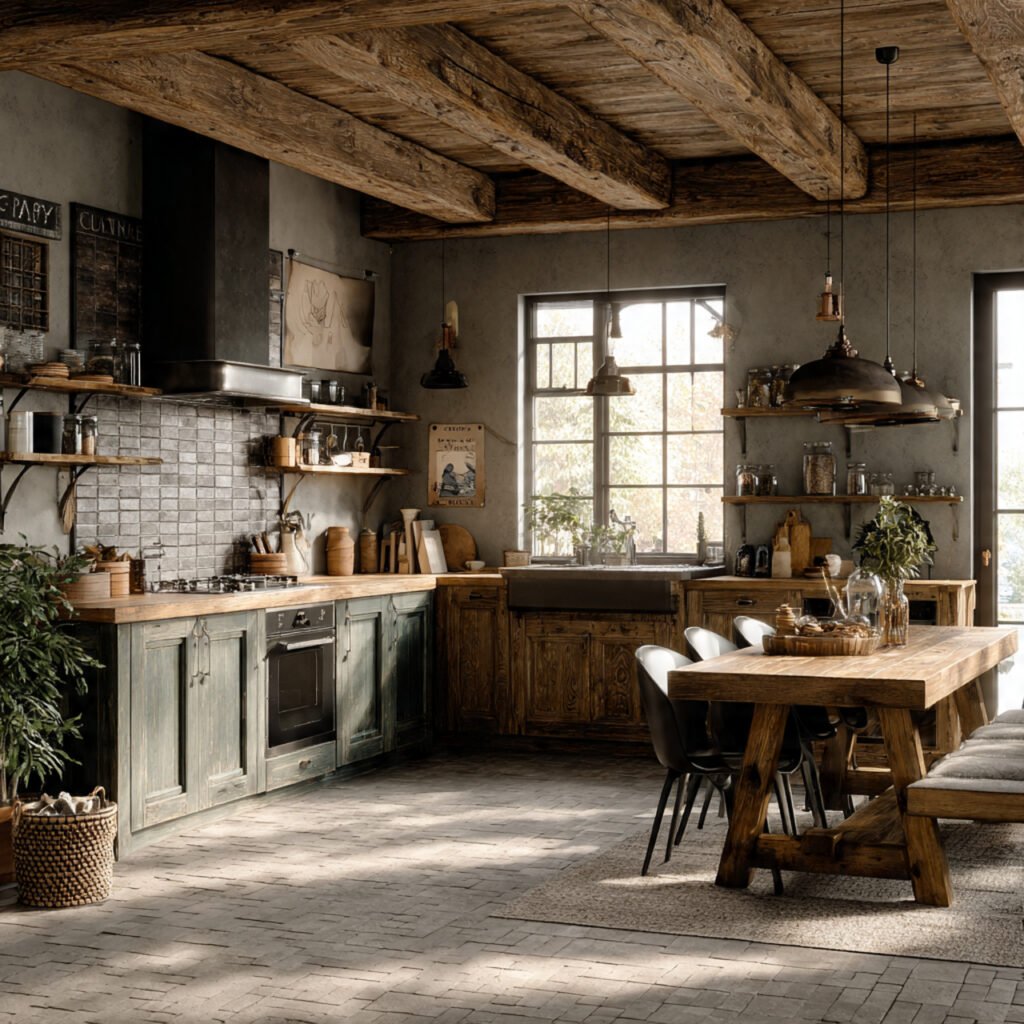 Rustic style kitchen ideas