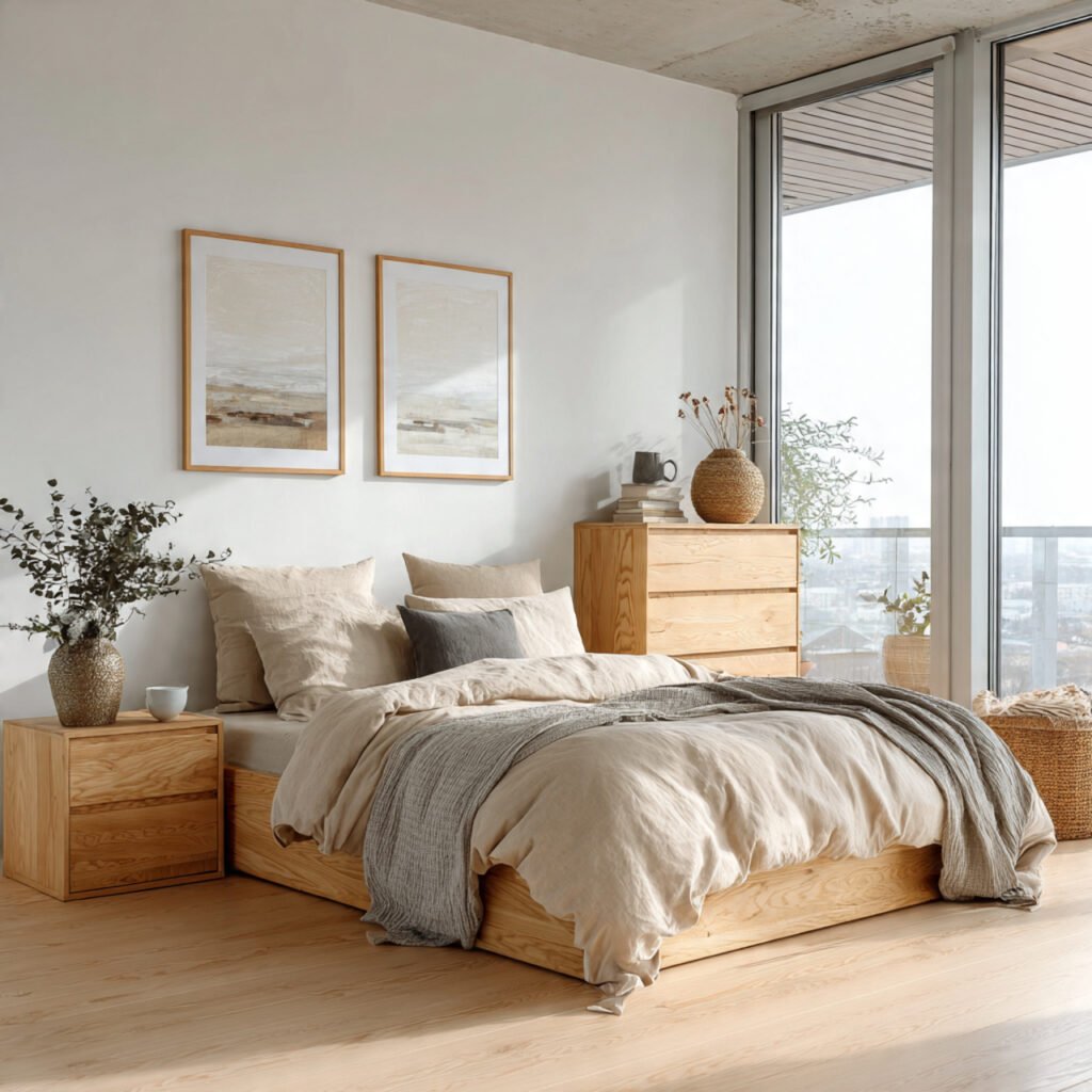 24 Summer Bedroom Aesthetic Ideas to Create a Dreamy and Relaxing Space 17 Scandinavian Bedroom Ideas