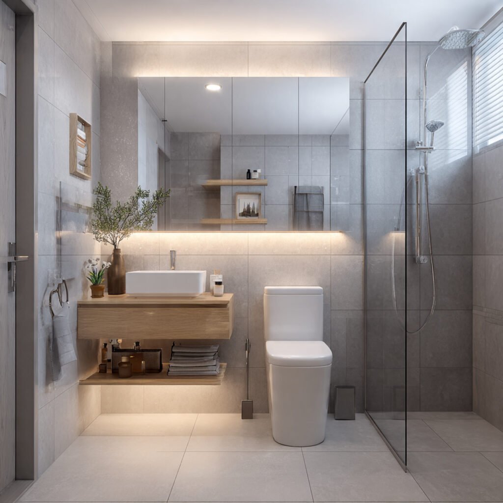 Modern compact bathroom ideas