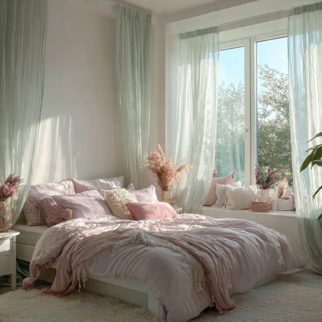 Pastel Summer Bedroom Ideas