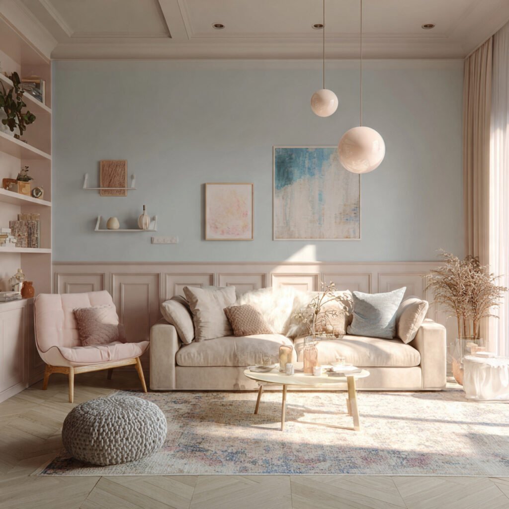 Pastel color decor ideas