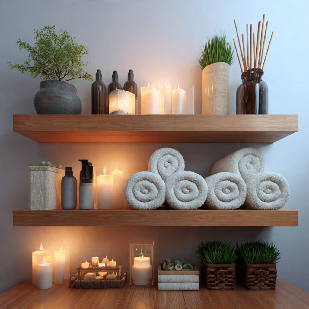 Metal Frame Shelf Styling Ideas