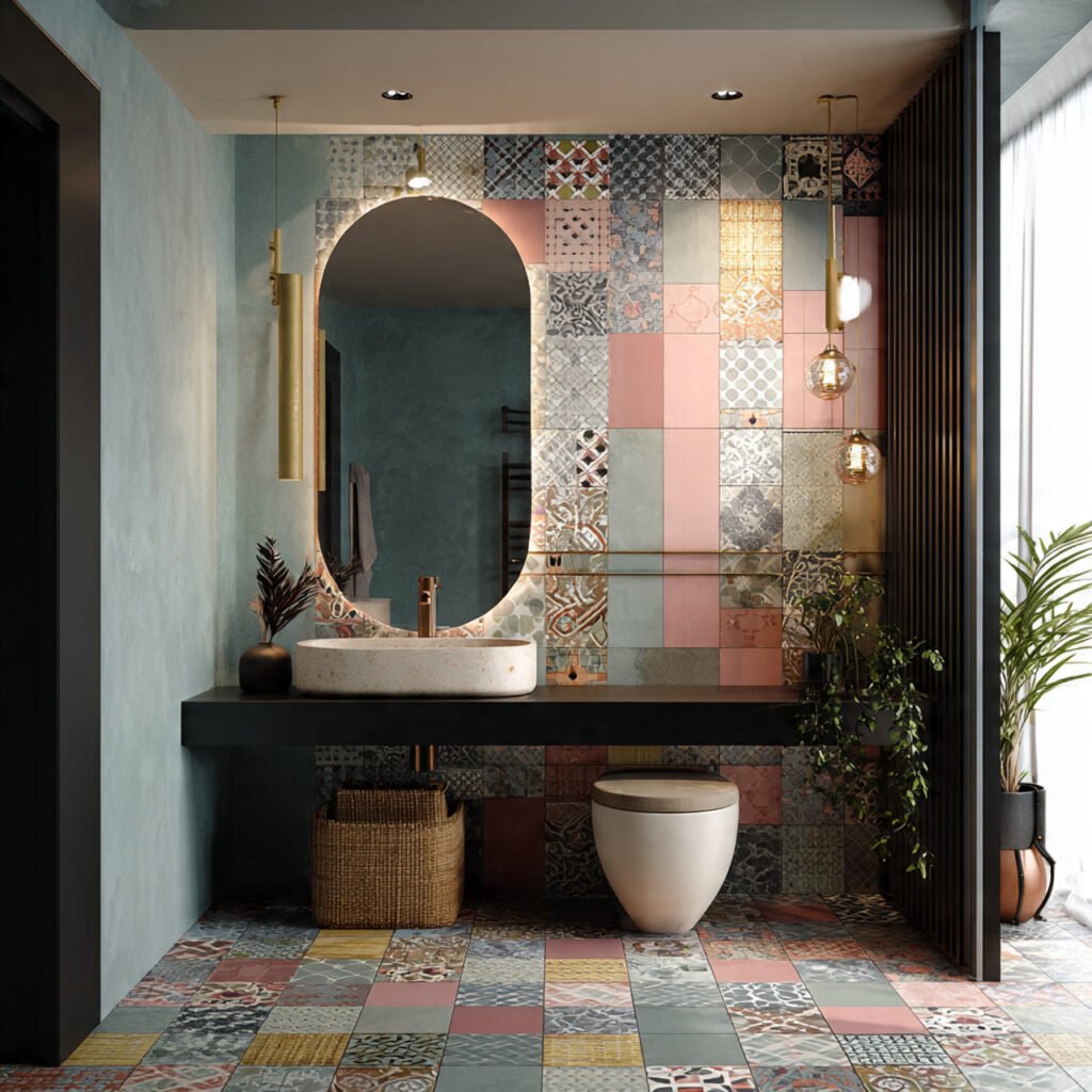 27 Stunning Bathroom Design Ideas to Transform Your Space 19 Decorative Tile Patterns