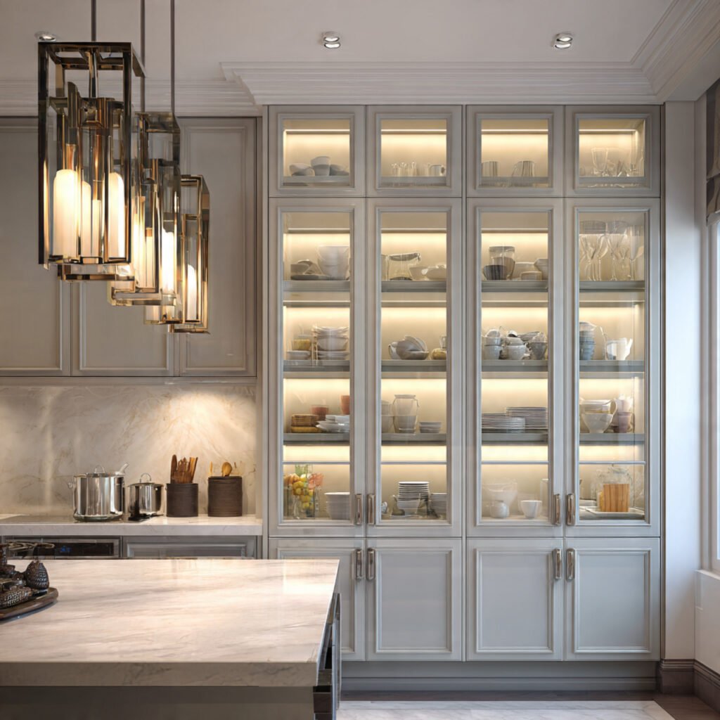 Open Shelf Cabinet Conversion Ideas