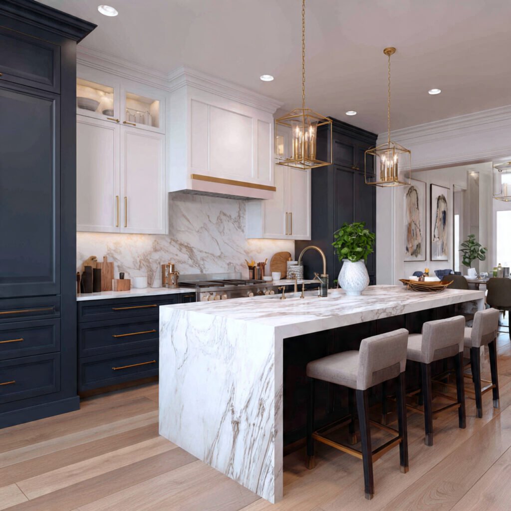 Two-Tone Cabinet Design Ideas