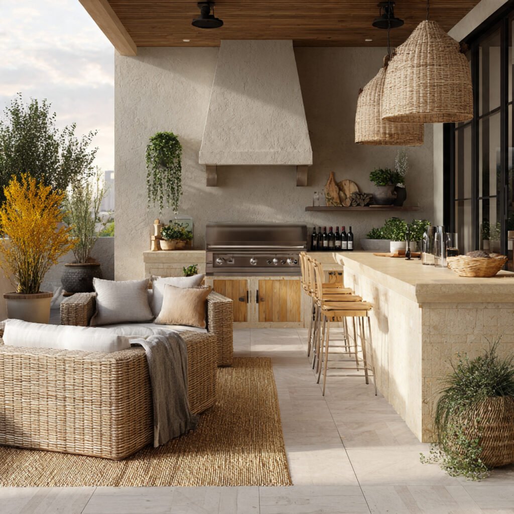Outdoor patio kitchen ideas
