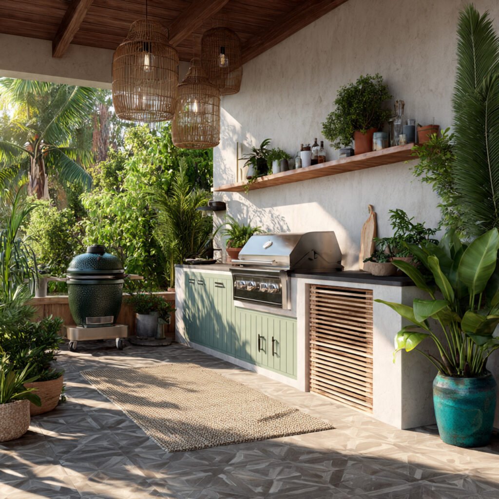 Tropical backyard cooking ideas