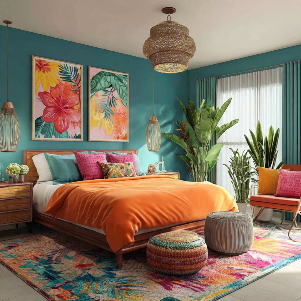 Tropical Bright Color Combinations