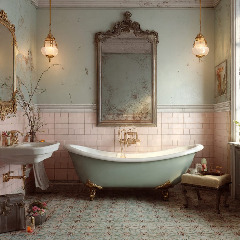 27 Stunning Bathroom Design Ideas to Transform Your Space 9 Vintage Inspired Bathroom