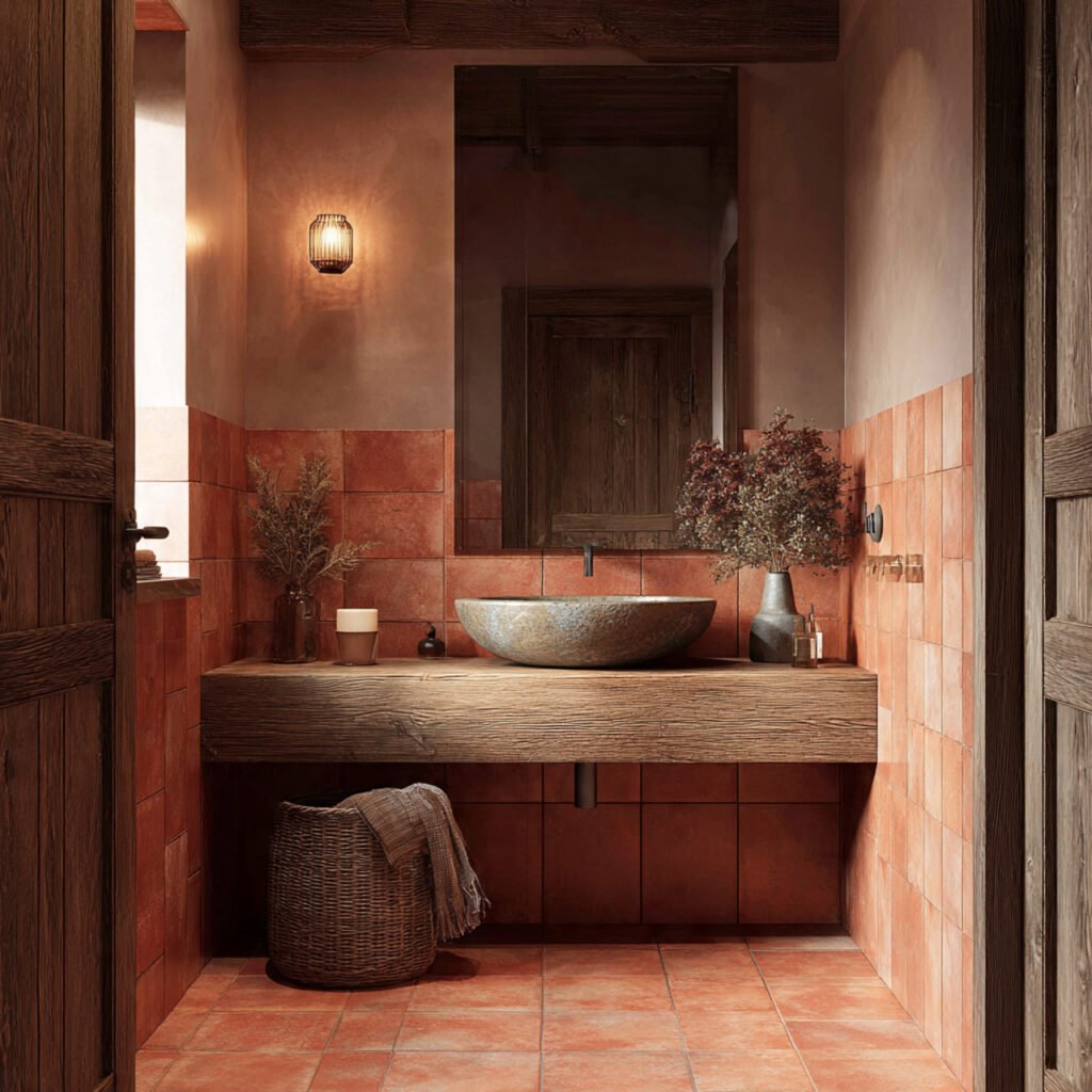 20 Stunning Spanish Bathroom Ideas That Bring Mediterranean Charm Home 4 Terracotta Bathroom Decor Ideas
