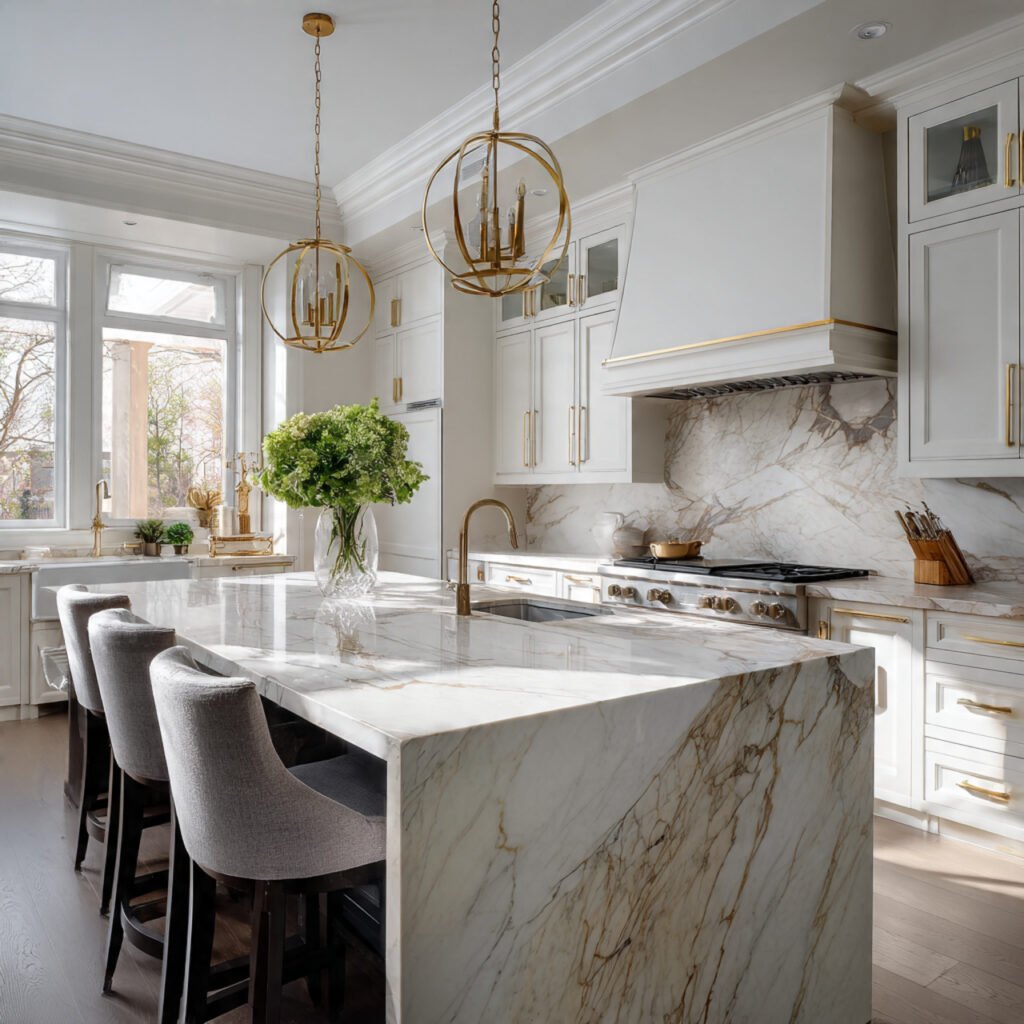 Elegant Marble Kitchen Ideas