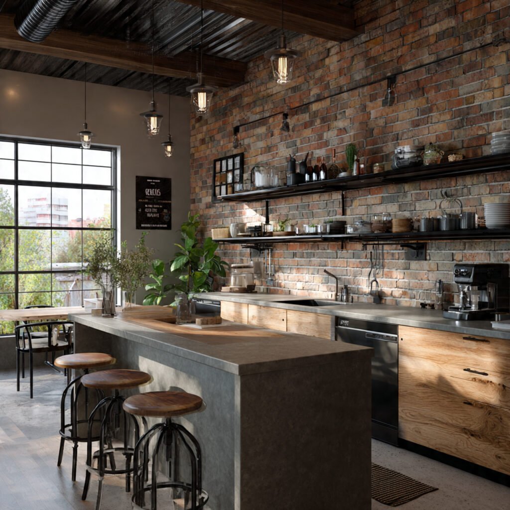 Industrial Style Kitchen Ideas
