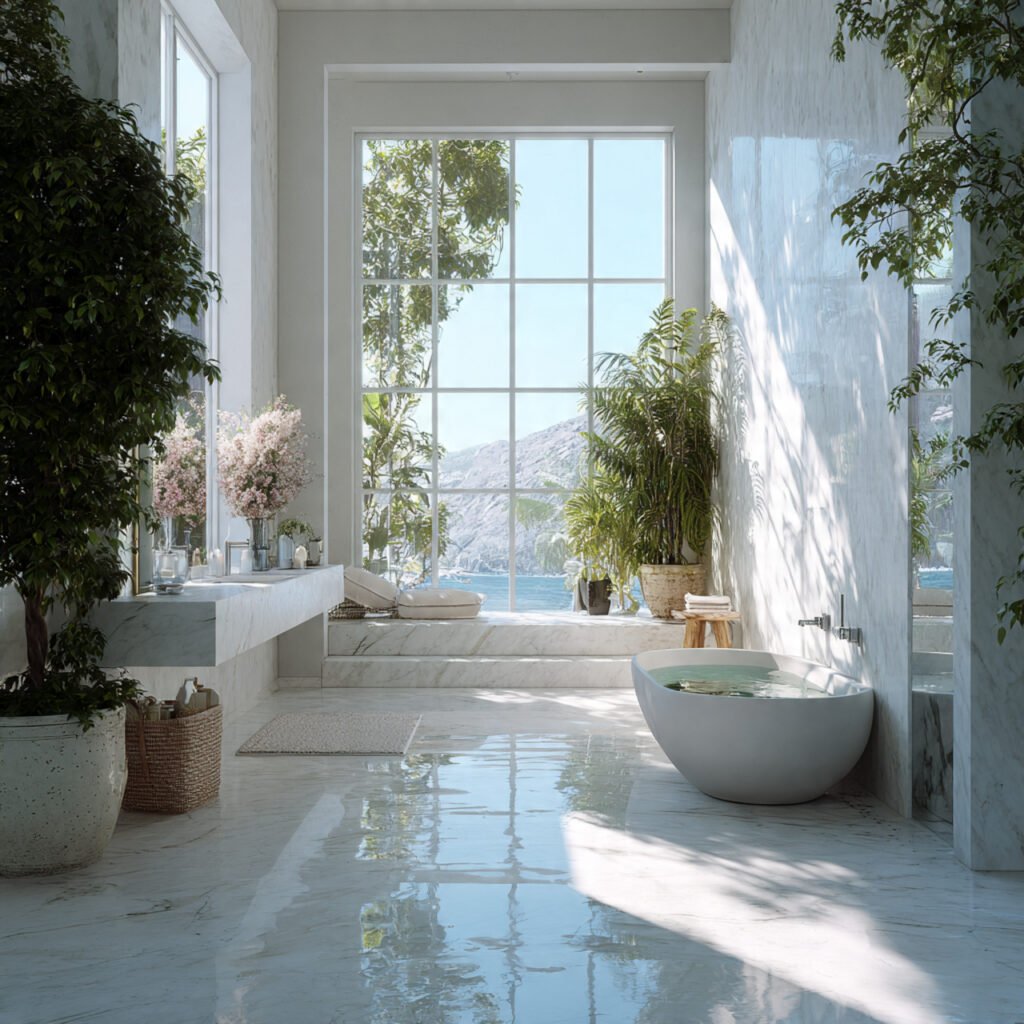 Open and Breezy Bathroom Ideas