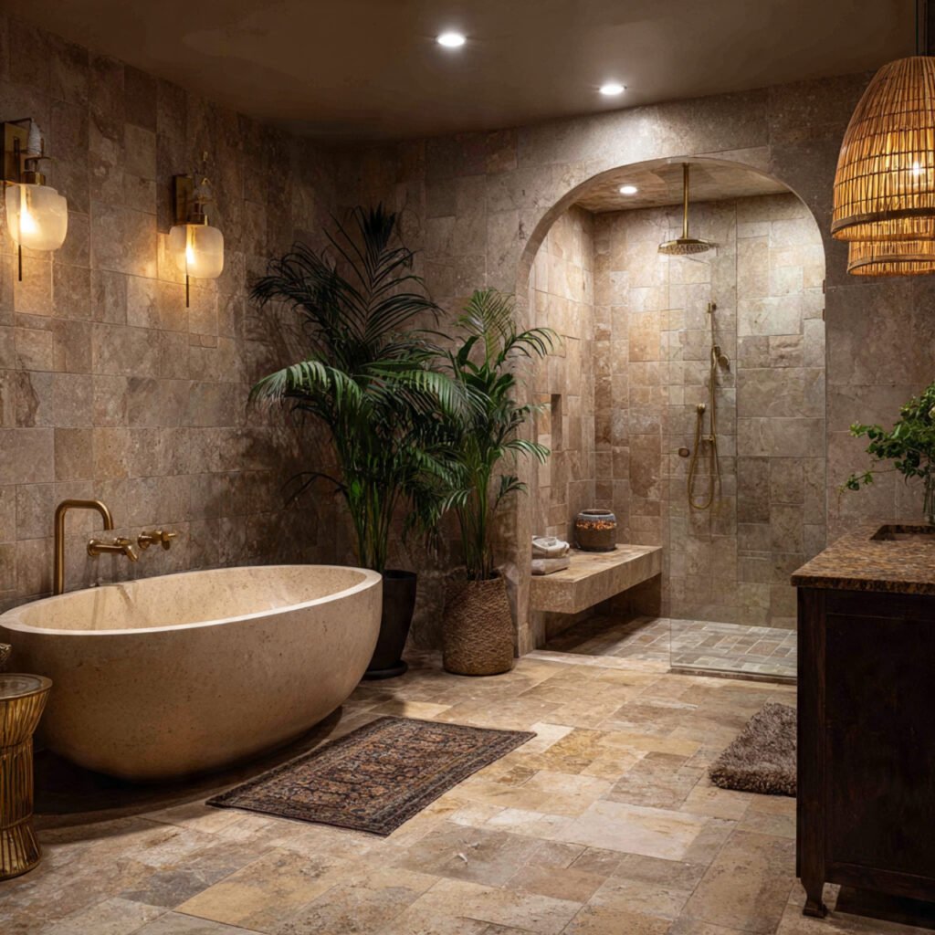 22 Stunning Bathroom Remodel Ideas for Every Style and Every Budget 17 Bathroom Remodel With Natural Stone Ideas