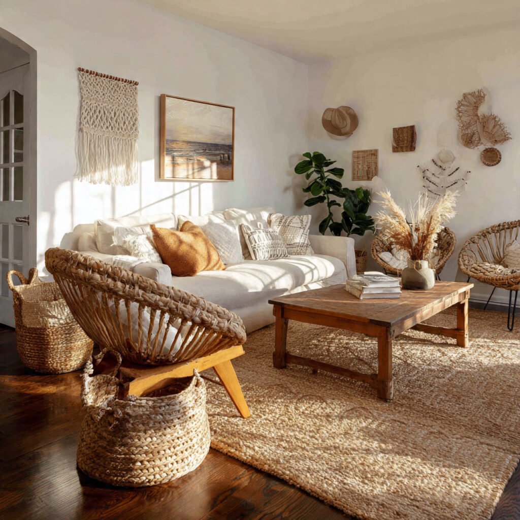 Woven Texture Living Room Ideas