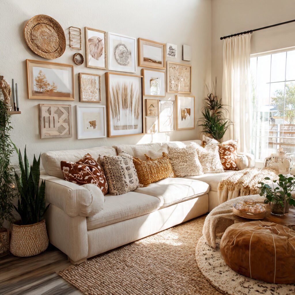 Bohemian Gallery Wall Ideas