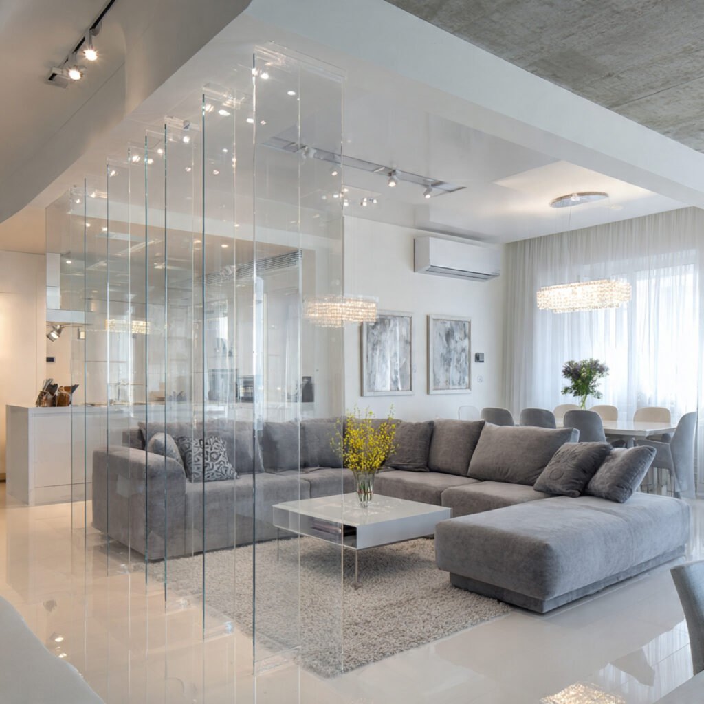 Acrylic Panel Partition Ideas