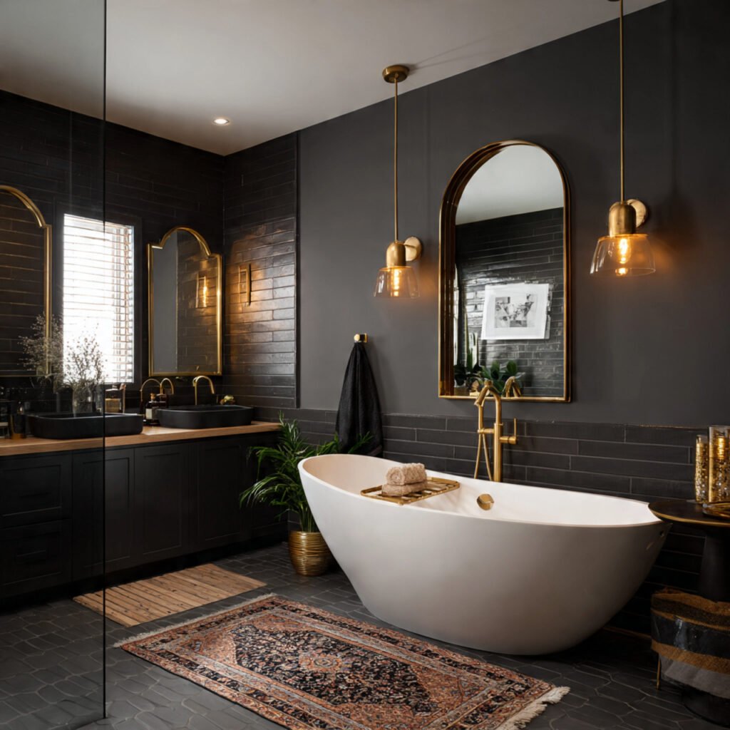 Dark and Moody Accent Wall Ideas