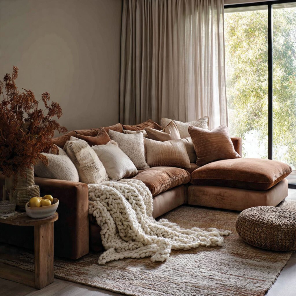 25 Stunning Cozy Living Room Inspirations Ideas for a Warm Home 12 Textured Layered Living Room Ideas