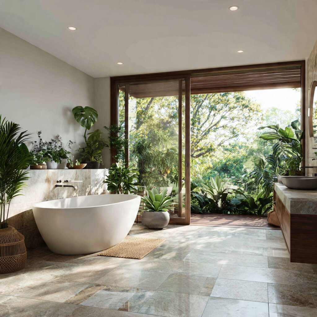 Indoor Outdoor Bathroom Ideas