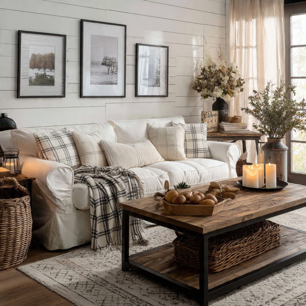 25 Stunning Cozy Living Room Inspirations Ideas for a Warm Home 6 Farmhouse Living Room Ideas