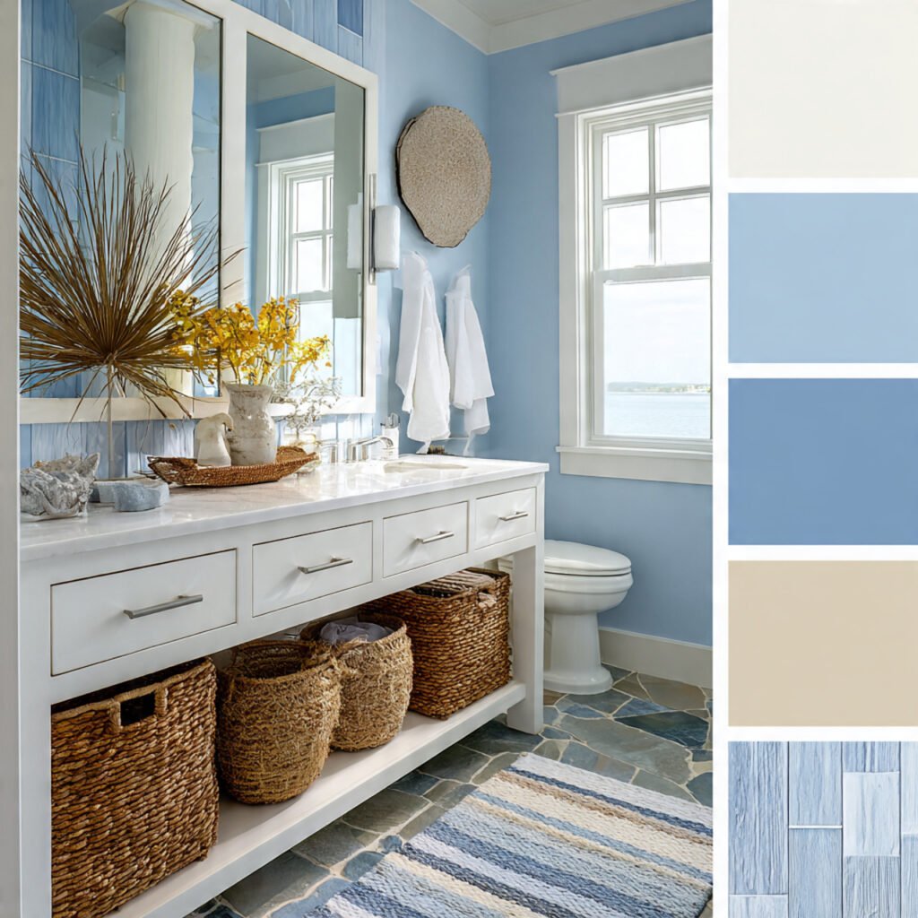 Coastal Inspired Bathroom Ideas