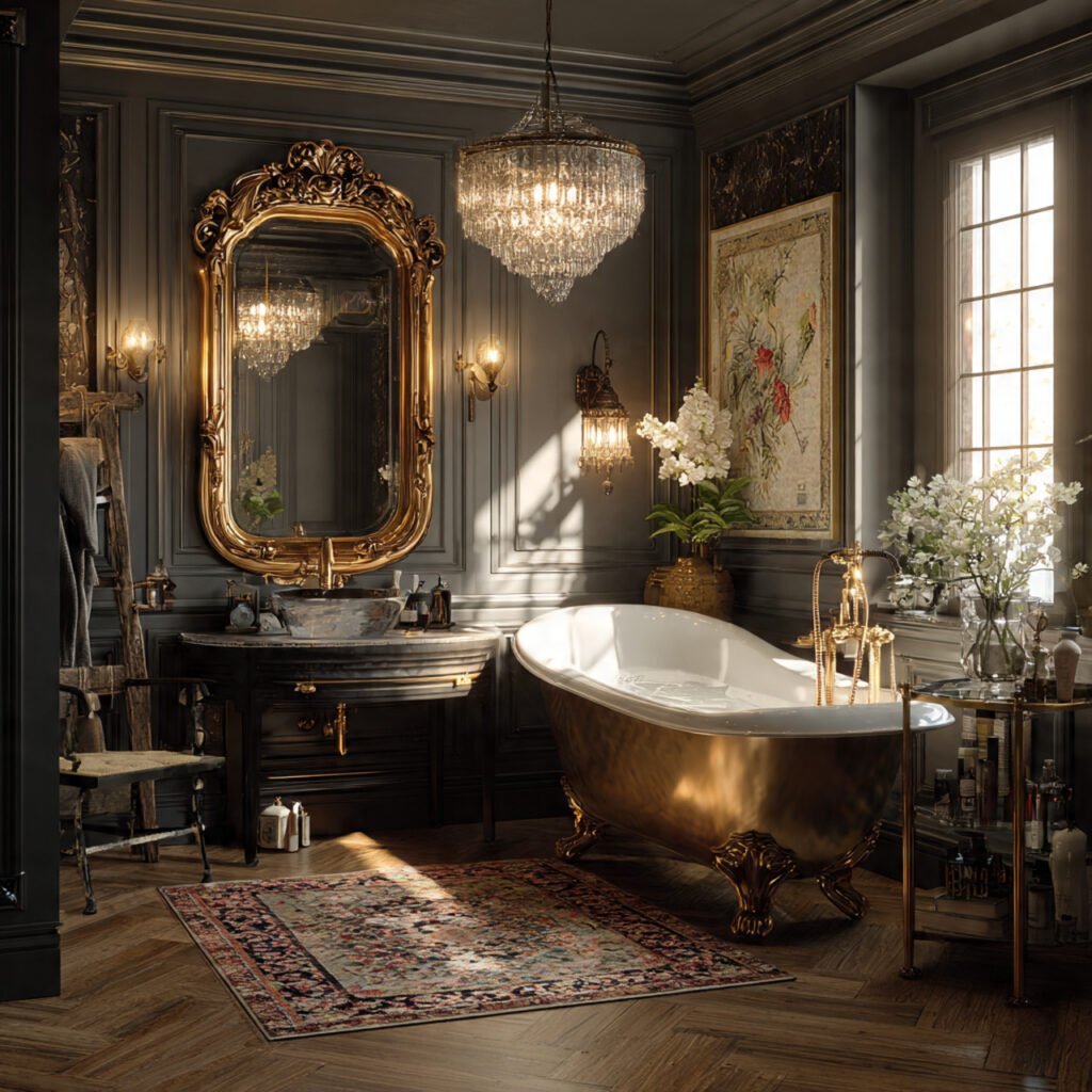 Vintage Glam Bathroom Ideas