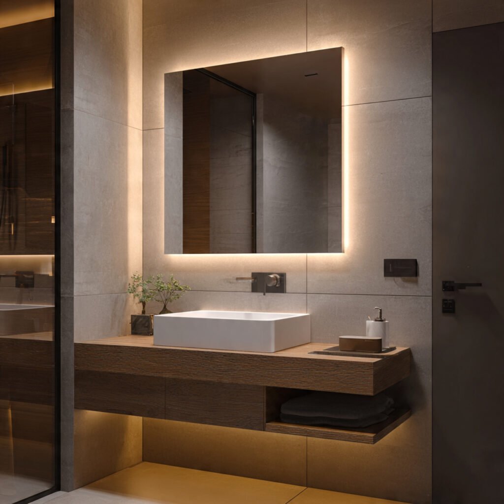 Floating Wall Mirrors