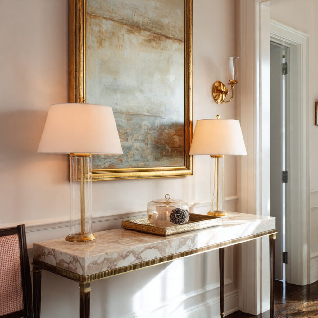 Entryway Console Table Wall Ideas