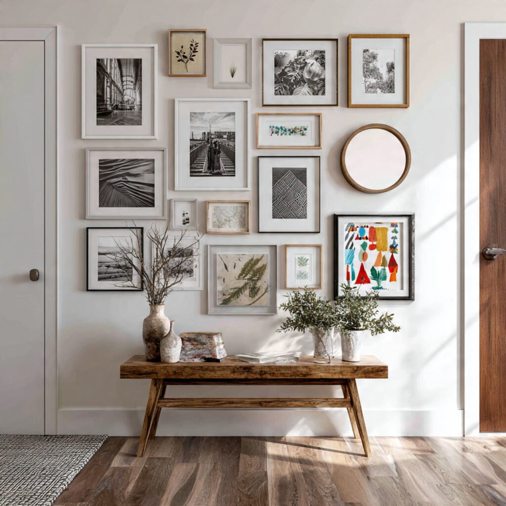 Entryway Gallery Wall Ideas