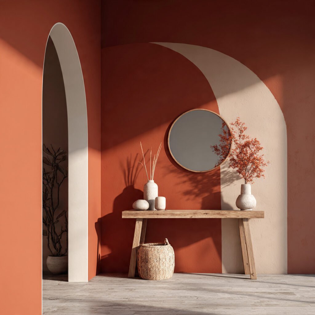 Entryway Painted Wall Ideas