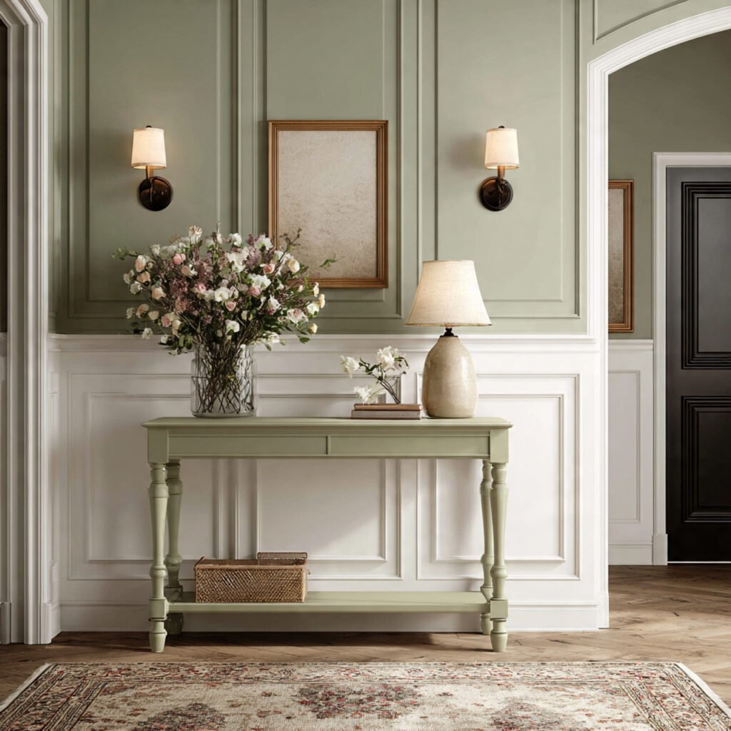 Entryway Wainscoting Wall Ideas