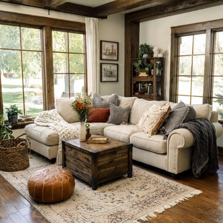 20 Stunning Farmhouse Living Room Colors Ideas for Rustic Style Homes 28 farmhouse living room colors
