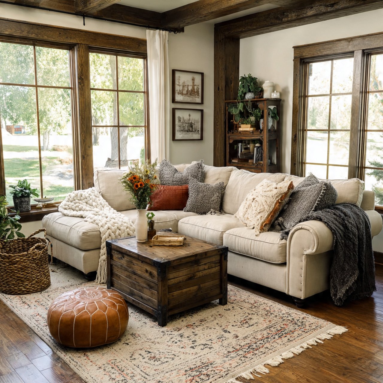 20 Stunning Farmhouse Living Room Colors Ideas for Rustic Style Homes 1 farmhouse living room colors