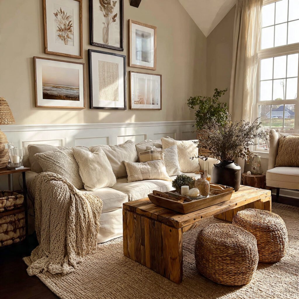 20 Stunning Farmhouse Living Room Colors Ideas for Rustic Style Homes 19 Soft Linen Neutral Color Ideas