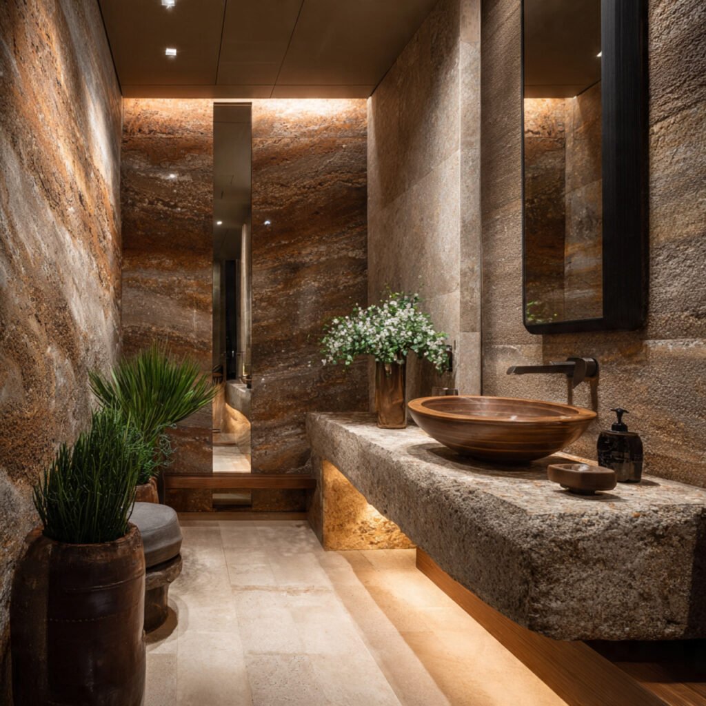 Natural Stone Bathroom Ideas