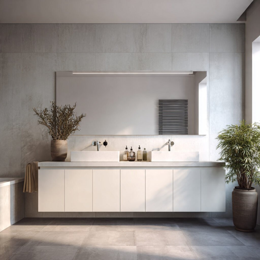 Frameless Bathroom Mirrors