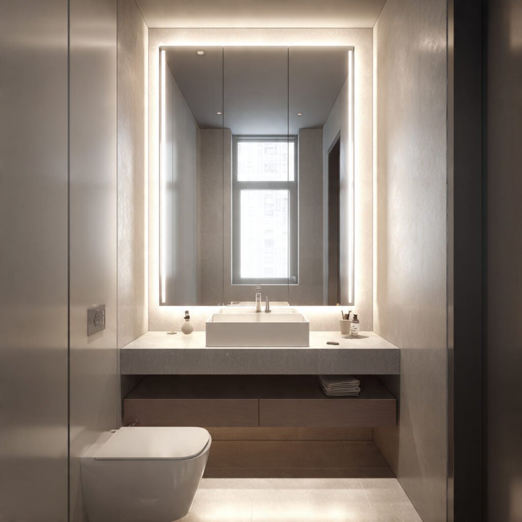 Full Wall Mirror Panels