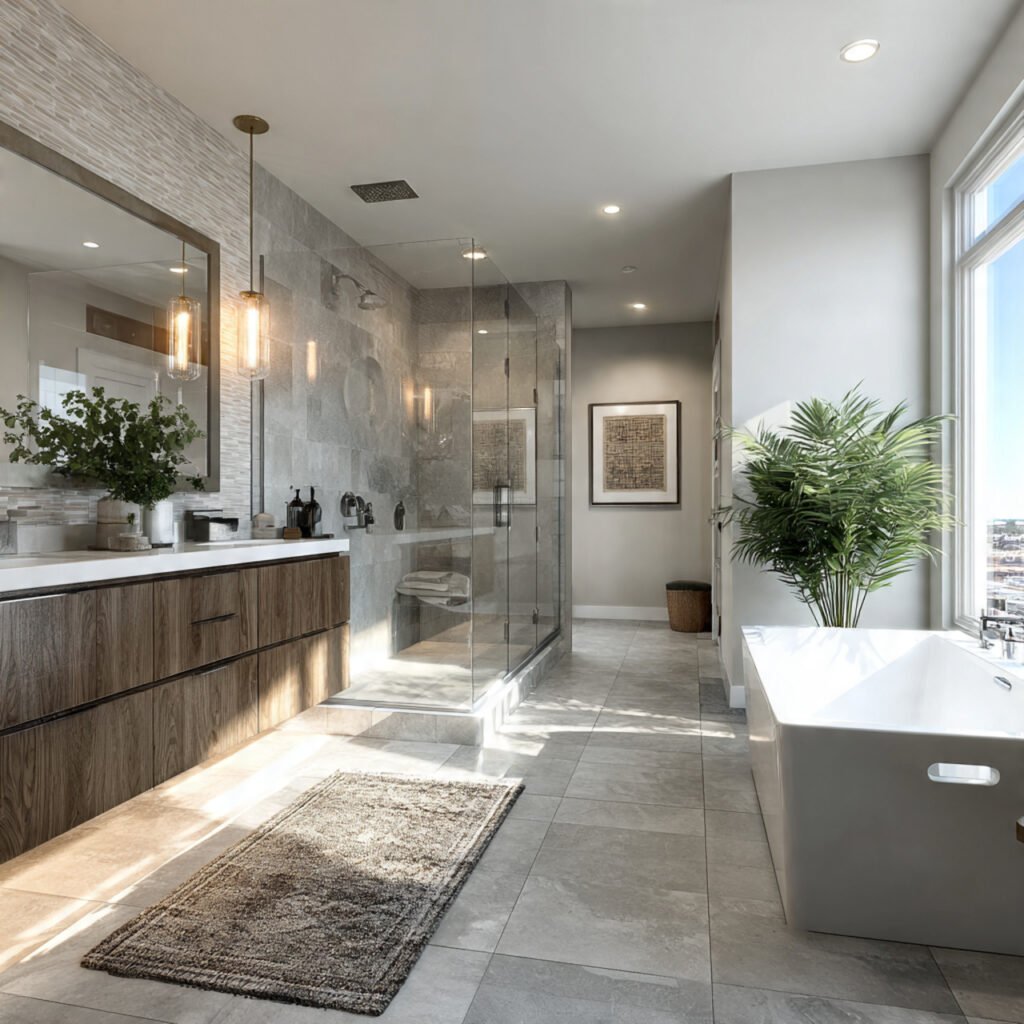 Large Open Concept Bathroom Ideas