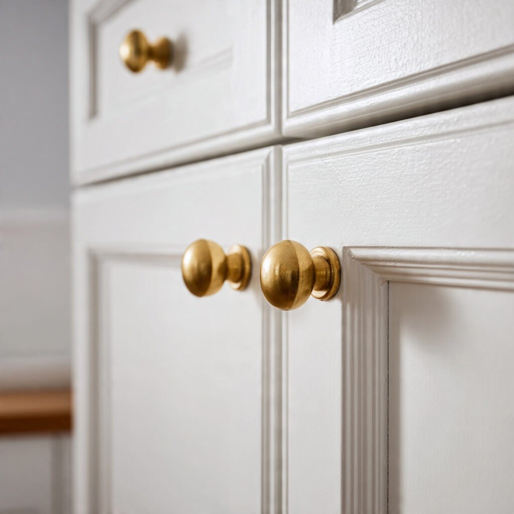 27 Gold Bathroom Decor Ideas for Every Style and Budget 26 Gold Bathroom Decor Cabinet Knobs Ideas