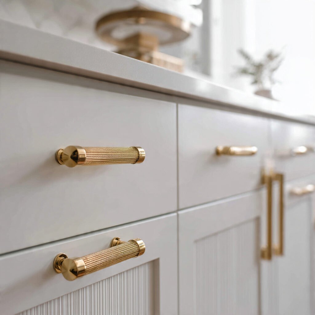 27 Gold Bathroom Decor Ideas for Every Style and Budget 17 Gold Bathroom Hardware Ideas