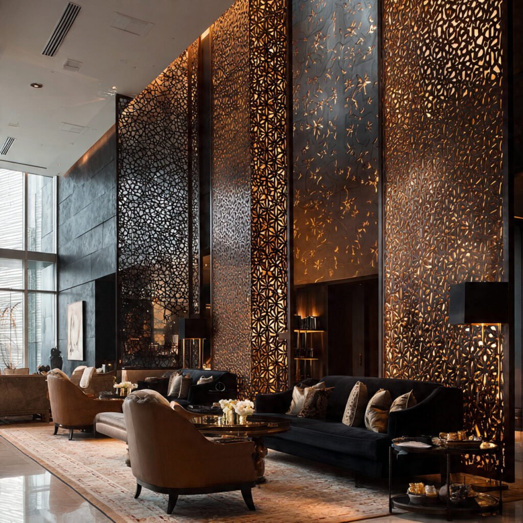 Laser Cut Panel Partition Ideas