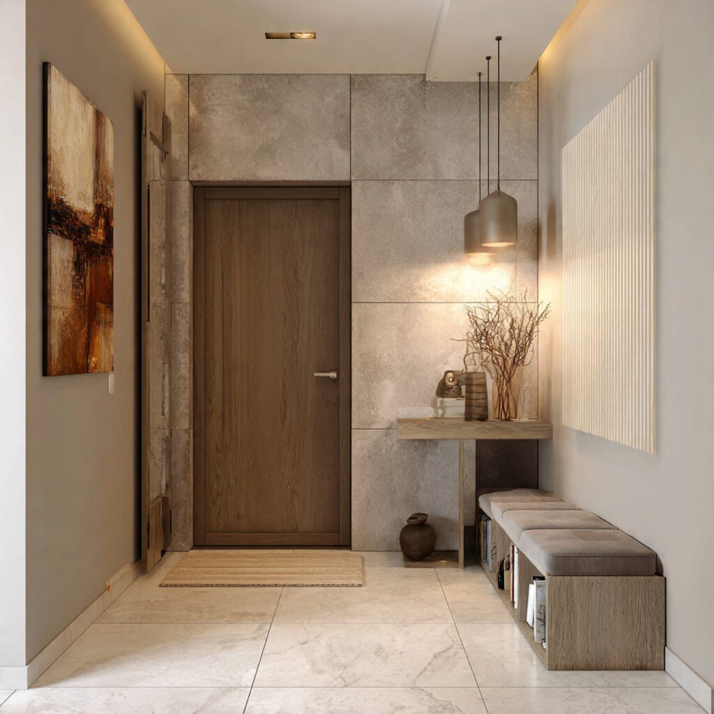 Modern Entryway Wall Ideas