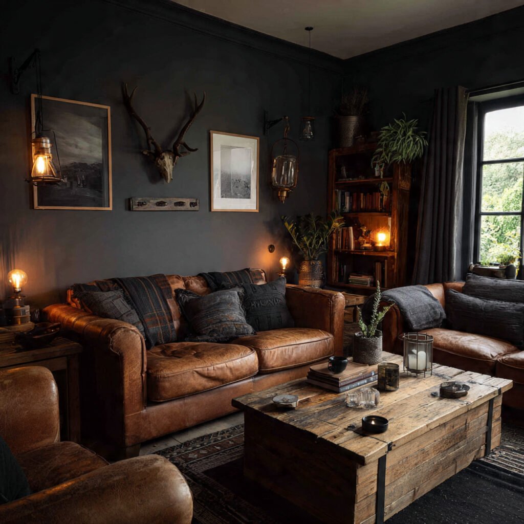 20 Stunning Farmhouse Living Room Colors Ideas for Rustic Style Homes 20 Moody Rustic Color Palette Ideas